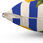 Mediterranean Summer Throw Pillow