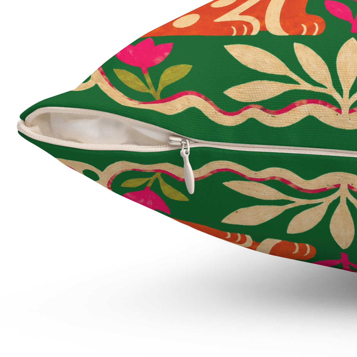 Jungle Royale Throw Pillow