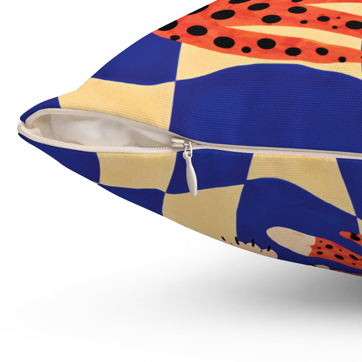Folk Art Animal Throw Pillowcase