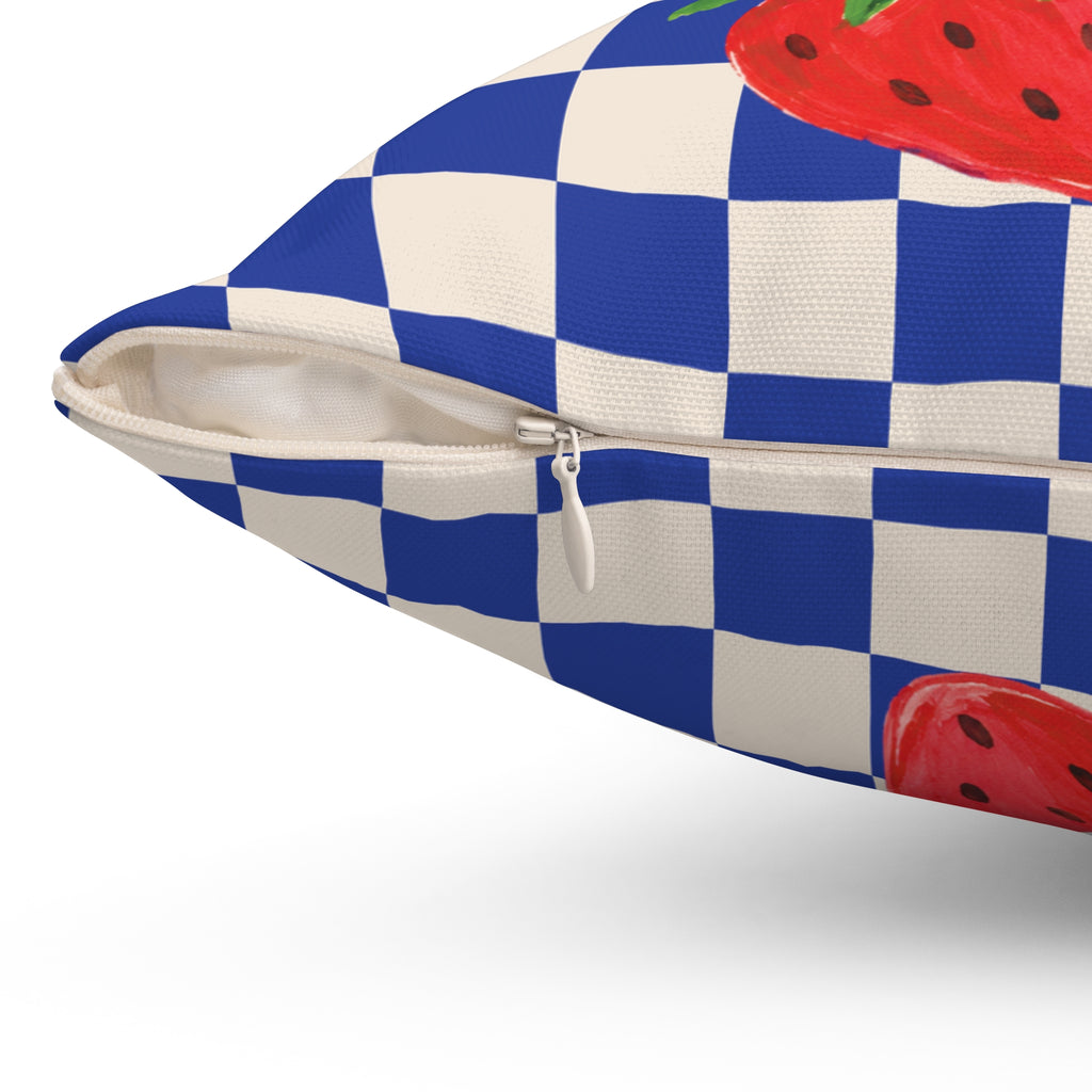 Mediterranean Summer Throw Pillow