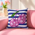 Disco Fruit Throw Pillow