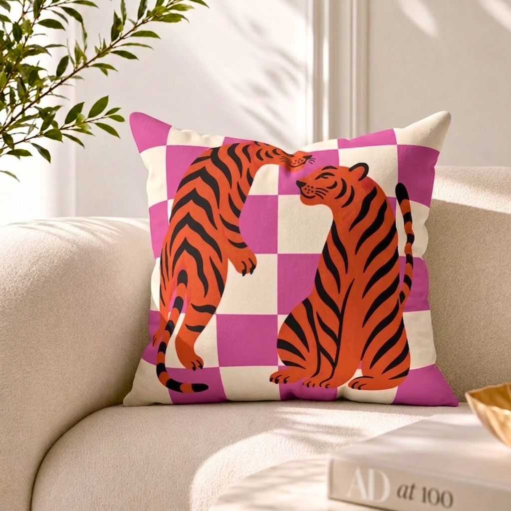 Jungle Royale Throw Pillow