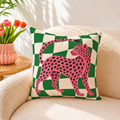 Folk Art Animal Throw Pillow