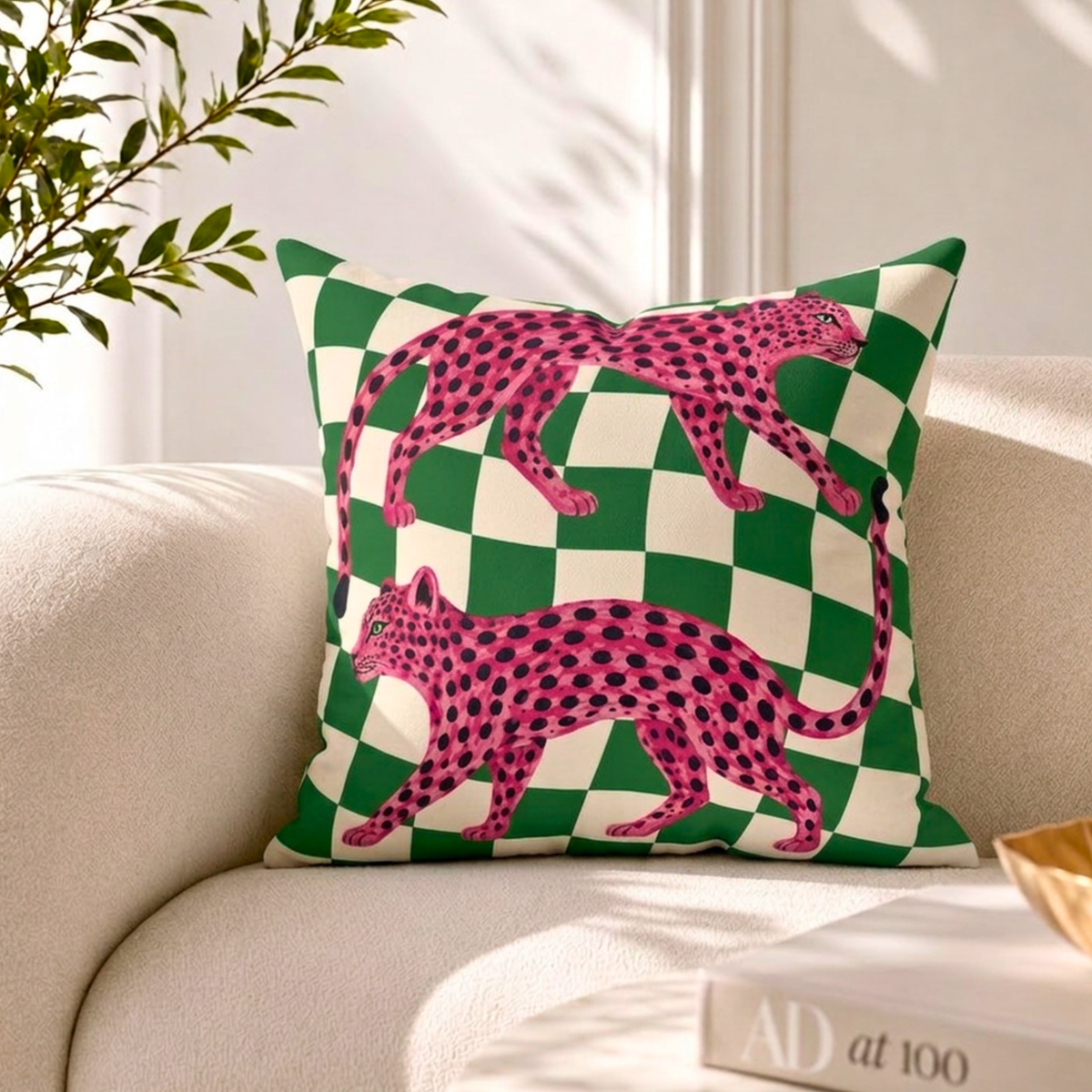 Jungle Royale Throw Pillow