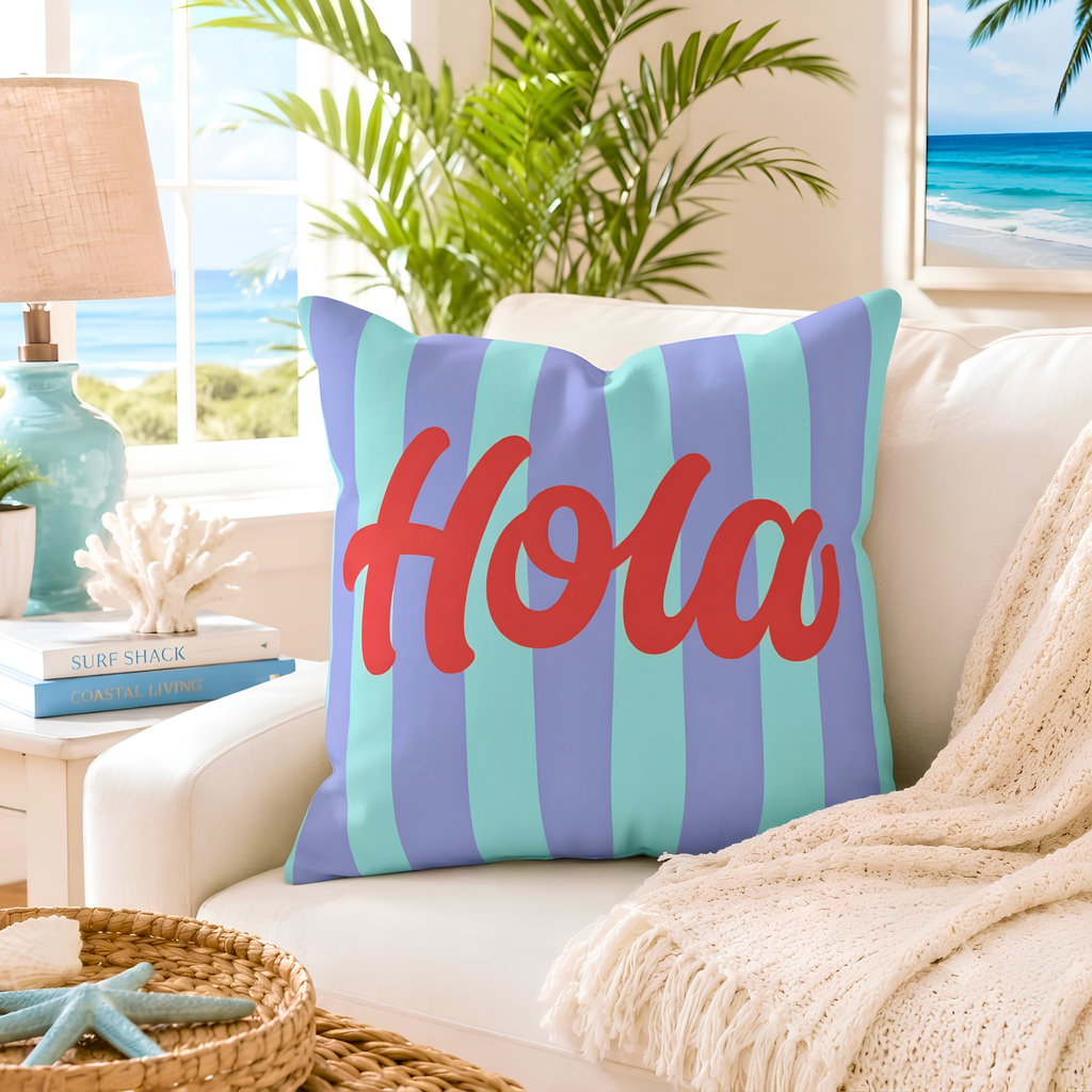 Coastal Cabana Stripes Pillowcase