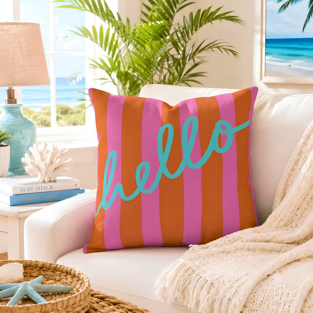Coastal Cabana Stripes Pillowcase