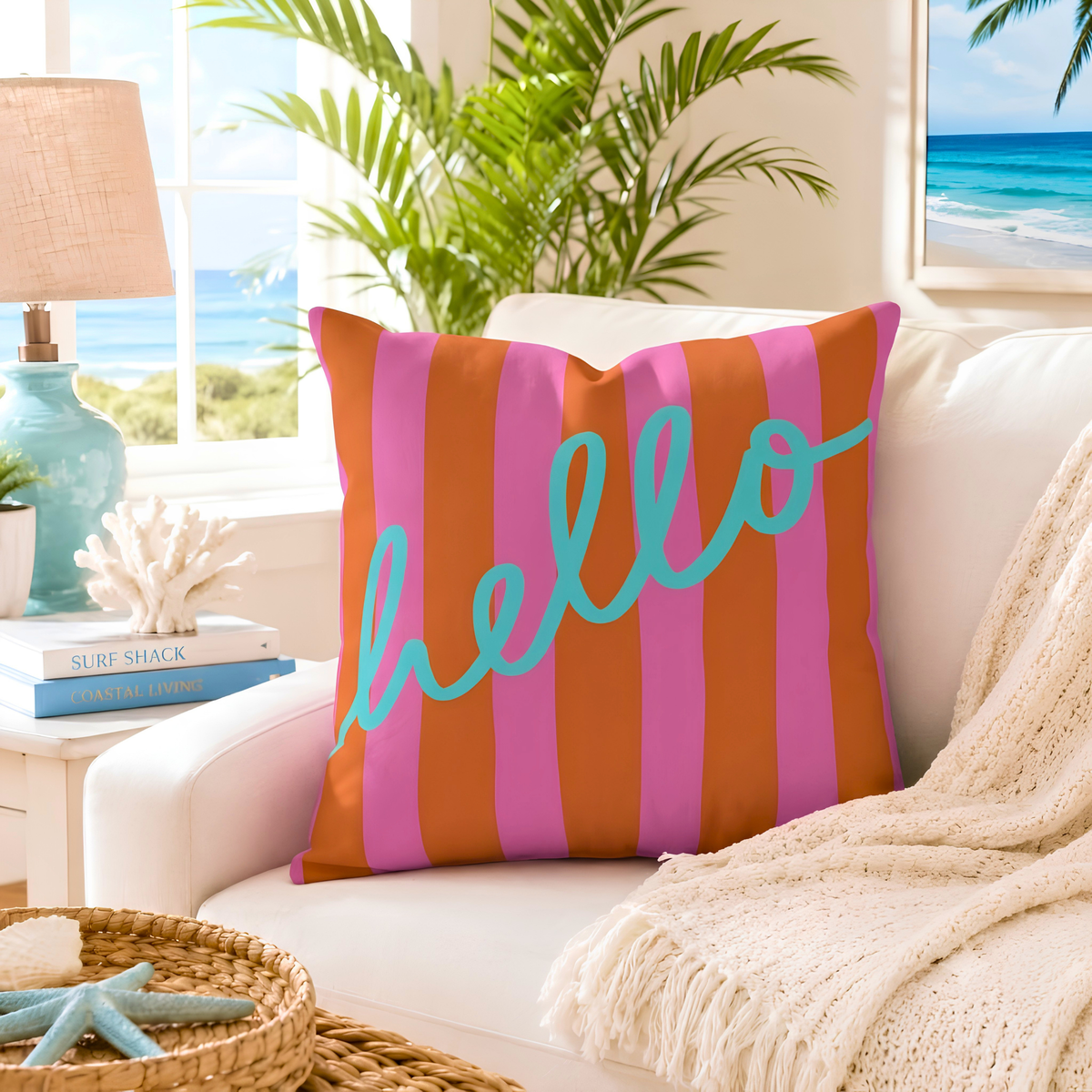 Coastal Cabana Stripes Pillowcase