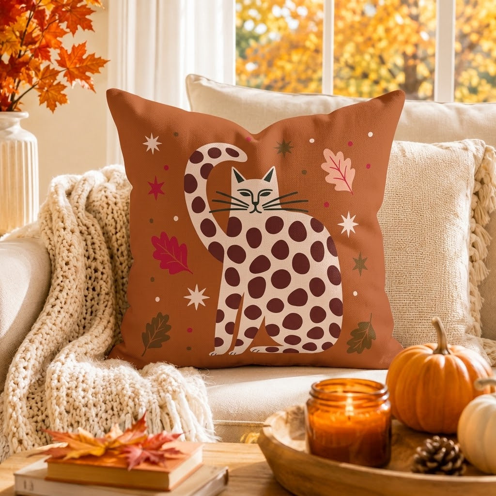 Dopamine Fall Throw Pillow