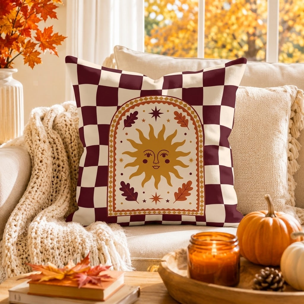 Dopamine Fall Throw Pillow