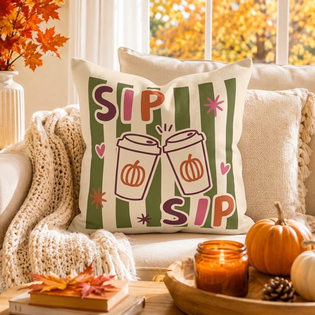 Dopamine Fall Throw Pillow
