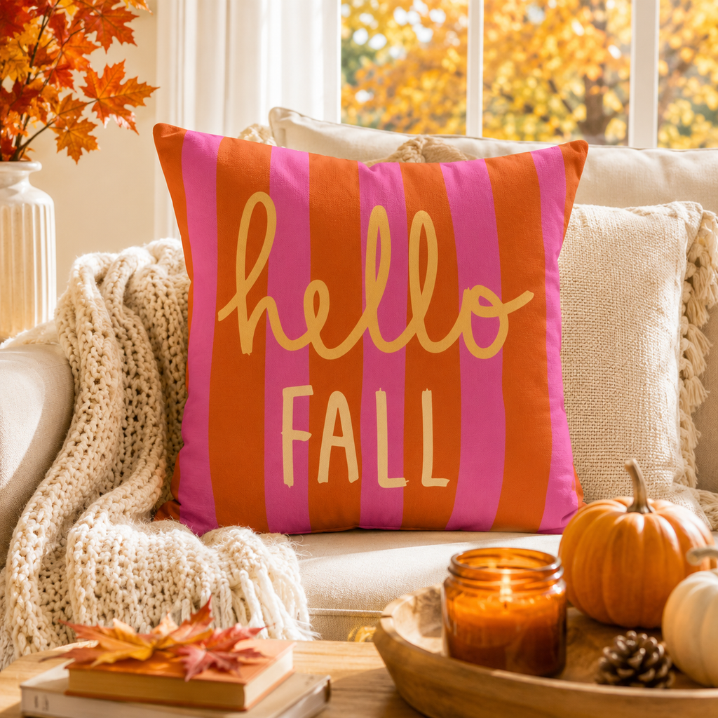 Dopamine Fall Throw Pillow