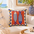 Mediterranean Market Throw Pillowcase