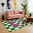 Pink Leopard Area Rug