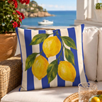 Mediterranean Summer Outdoor Pillow