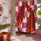 Whimsical Tiger Shower Curtain