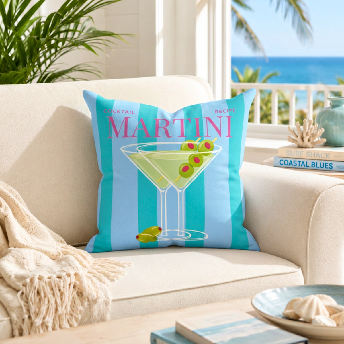 Classic Cocktail Throw Pillow
