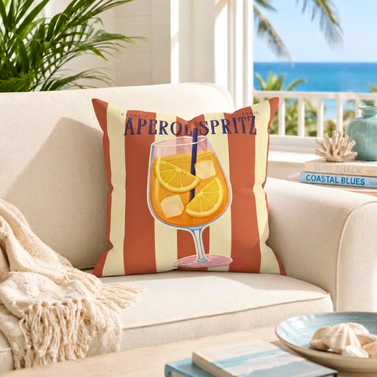 Classic Cocktail Throw Pillow