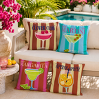 Classic Cocktail Outdoor Pillow